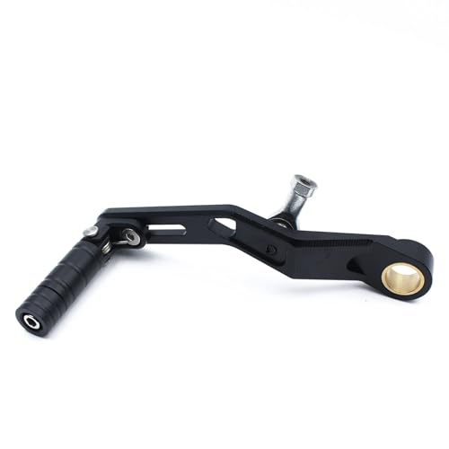 ZHUYRT Motorcycle gear lever Motorrad einstellbarer Klappschalthebel Schaltpedalhebel/Fit for BMW F750GS F850GS F 750GS F850 GS ADV 2018-2021 Zubehör(Black) von ZHUYRT