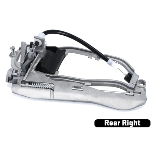 ZHUYRT Türgriffträger innen außen vorne hinten links rechts/passend for BMW X5 E53 51218243615 51218243616 51228243635 51228243636(Rear Right) von ZHUYRT