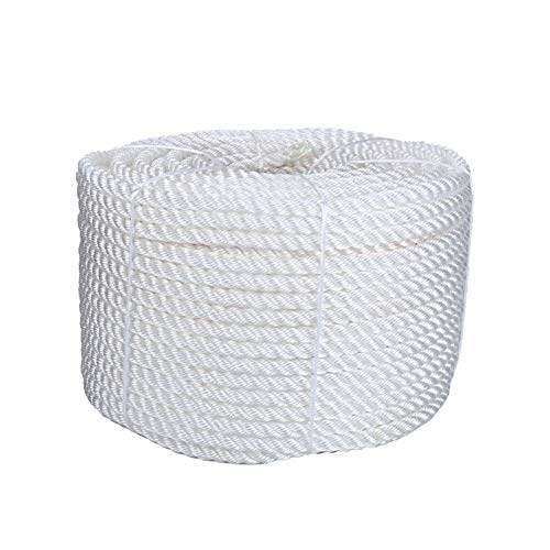 ZHWNGXOlian Multifunktionales Polyethylen-Nylon-Seil LKW-gebundenes Seil Wäscheleine Kunststoff-Werbeseil Verschleißfest, Lichtbeständig Und Regenbeständig (6/8/10/12 mm)(Size:8mm 50M) von ZHWNGXOlian