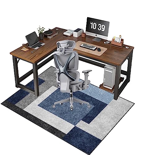 ZHXQ Bodenschutzmatte für Harte Böden, Bodenschutzmatte für Schreibtischstuhl, Gaming Stuhl Unterlage, Bürostuhl Unterlage, Schreibtischstuhl Unterlage 80 x 140 cm von ZHXQ