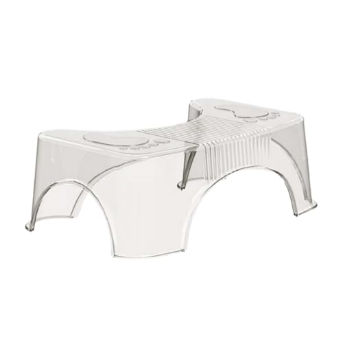 ZHXQRP Fußbank Toiletten Hocker Verbesserung der Toilettenhaltung Hilft Verstopfung zu Verhindern Toilette Fußhocker für Erwachsene Geeignet(Transparent) von ZHXQRP