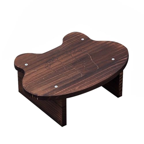 ZHXQRP Fußbank Toiletten Hocker für Heimgebrauch zu Installieren Robuste Toilettenfußhockel Gegen Verstopfung Blähungen Toilette Fußhocker(Bear Head - Heavy Grilled Color) von ZHXQRP