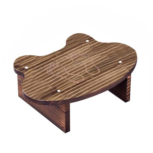 ZHXQRP Fußbank Toiletten Hocker für Heimgebrauch zu Installieren Robuste Toilettenfußhockel Gegen Verstopfung Blähungen Toilette Fußhocker(Bear Head - Light Grilled Color) von ZHXQRP