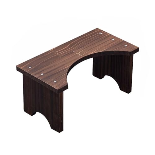 ZHXQRP Fußbank Toiletten Hocker für Heimgebrauch zu Installieren Robuste Toilettenfußhockel Gegen Verstopfung Blähungen Toilette Fußhocker(Nn Tread - Heavy Baking Color) von ZHXQRP