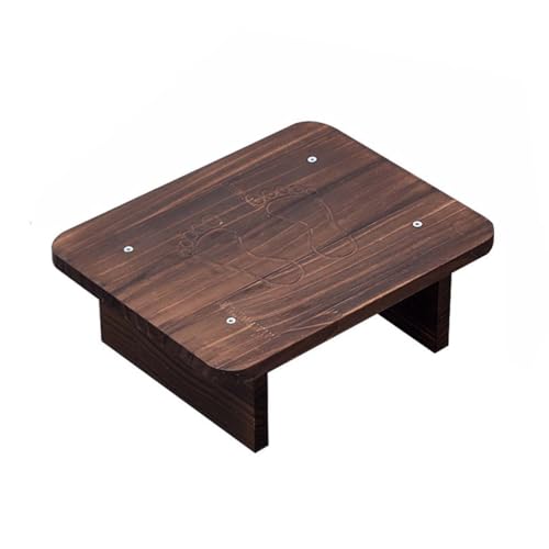 ZHXQRP Fußbank Toiletten Hocker für Heimgebrauch zu Installieren Robuste Toilettenfußhockel Gegen Verstopfung Blähungen Toilette Fußhocker(Tablet - Heavy Bake Color) von ZHXQRP
