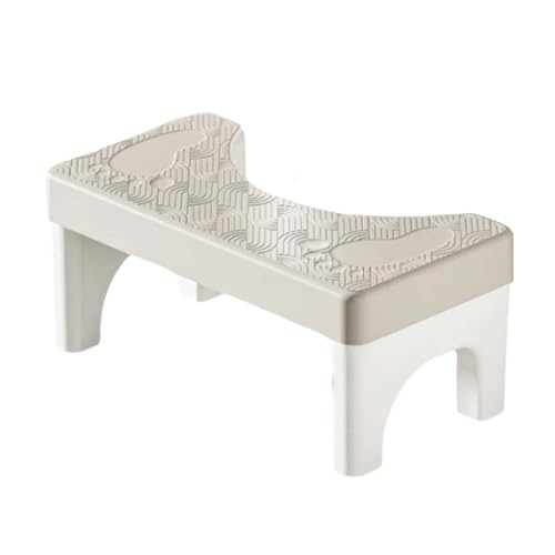 ZHXQRP Klappbarer Toilettenfußhockel 35 Grad Strapazierfähiger C-förmiger Kein Platz Toilette Fußhocker für Erwachsene Geeignet(Gray) von ZHXQRP
