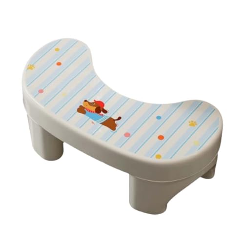 ZHXQRP Toilette Fußhocker Aufbewahrbarer Toilettenhocker Perfekte Höhe für die Empfohlene Haltung Hilft Bei Verstopfung Rutschschutz(Puppy) von ZHXQRP