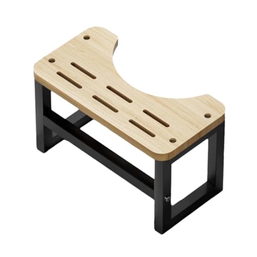 ZHXQRP Toilette Fußhocker Ergonomischer WC Hocker für Badezimmer Trittbrett aus Holz C-Förmiger Kein Platz Verstopfung Verhindern ZHXQRP Toilette Fußhocker Ergonomischer WC Hocker für Badezimmer Trittbrett aus Holz C-Förmiger Kein Platz Verstopfung Verhindern von ZHXQRP