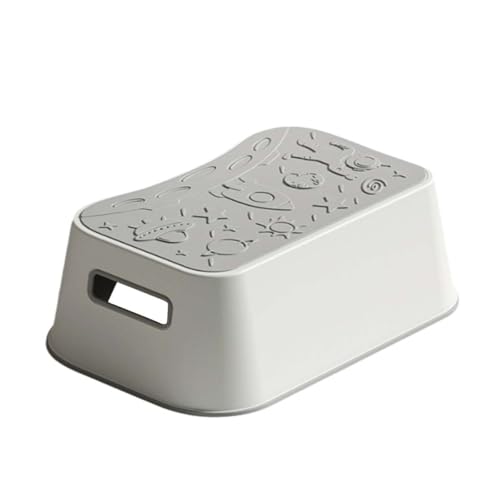 ZHXQRP Wc-Fußhocker Tritthocker fürs Badezimmer Töpfchen rutschfest und Langlebig für Heimgebrauch zu Installieren(Gray) von ZHXQRP