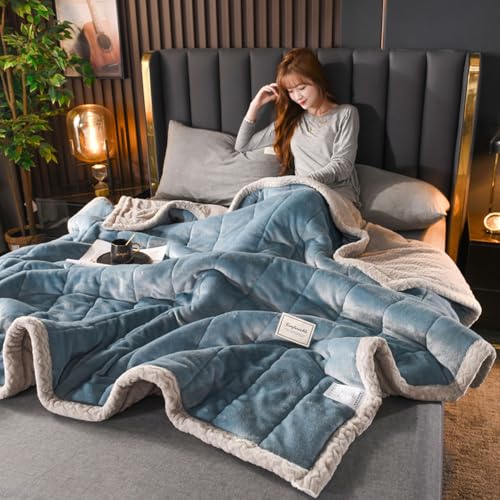 Dicke Kuscheldecke Flauschig Winter Warm Blau Grau 180X200 Einfarbige Doppellagig Groß Super Weiche Sofadecke Wohndecke Fleecedecke Wohn- & Kuscheldecken Kinder Erwachsene Dicke Kuscheldecke Flauschig Winter Warm Blau Grau 180X200 Einfarbige Doppellagig Groß Super Weiche Sofadecke Wohndecke Fleecedecke Wohn- & Kuscheldecken Kinder Erwachsene von ZHXXFD