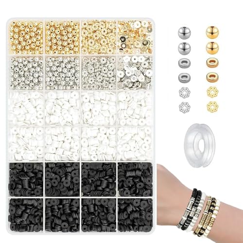 3000 Polymer Tonperlen Set Perlen für Armbänder Perlen Armbänder Selber Machen Perlenset für Schmuckfest Geeignet für Freunde Weihnachten Geburtstagswarteschlangen Nachmittagstees 3000 Polymer Tonperlen Set Perlen für Armbänder Perlen Armbänder Selber Machen Perlenset für Schmuckfest Geeignet für Freunde Weihnachten Geburtstagswarteschlangen Nachmittagstees von ZHYTUAL