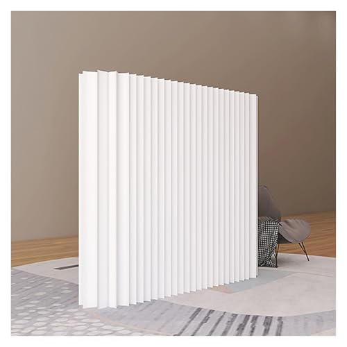 Faltbarer Raumteiler aus Papier Stand Sichtschutz Freistehender Faltbarer Sichtschutz für Zuhause, Büro, Kleiderraum Trennwand(L1xW0.19xH1.2M) von ZHZHXR