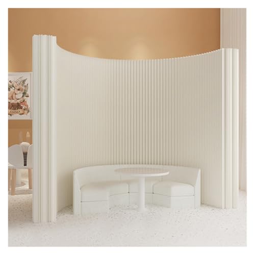 Paper Room Divider, Moderne Temporäre Trennwände Faltbare Sichtschutzwände für Raumtrennung, Zuhause, Studio, Büro, Ausstellung(L3xW0.28xH1.6M) von ZHZHXR