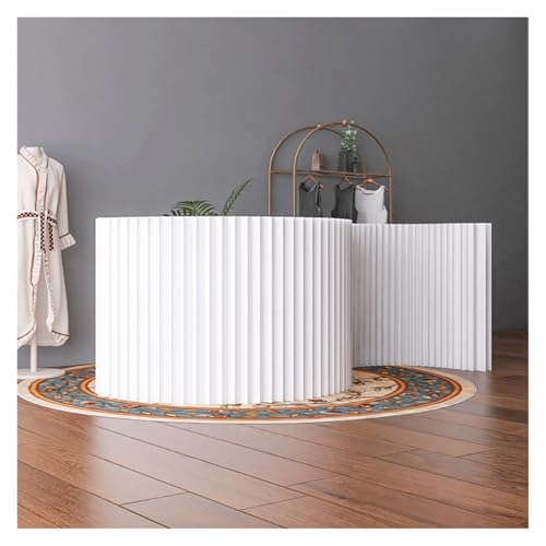 Raumteiler Aus Papier Einziehbarer Raumteiler Aus Papier Sichtschutz für Abtrennung Zuhause, Studio, Büro, Ausstellung Sondergröße(L3xW0.19xH1M) von ZHZHXR