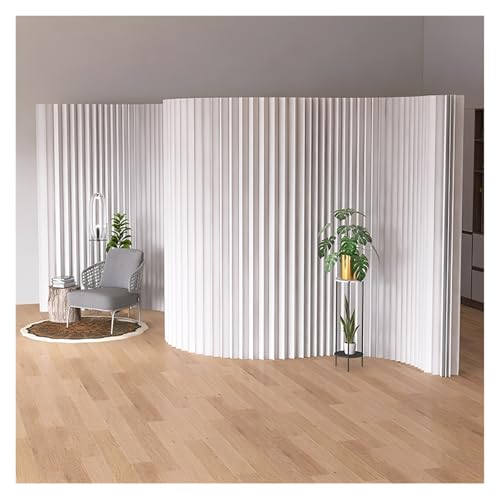 Raumteiler Aus Papier Faltbare Tragbare Trennwand für Den Innenbereich Tragbare Bürotrennwand für Büro, Zimmer, Studio, Wohnheim, Ladenflächen(L2xW0.28xH1.6M) von ZHZHXR