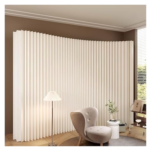 ZHZHXR Faltbare Papier Raumtrennwand, Tragbare Raumteiler und Faltbare Sichtschutzwände für Büro, Studio, Wohnheim, Ladenflächen(L5xW0.28xH1.6M) von ZHZHXR