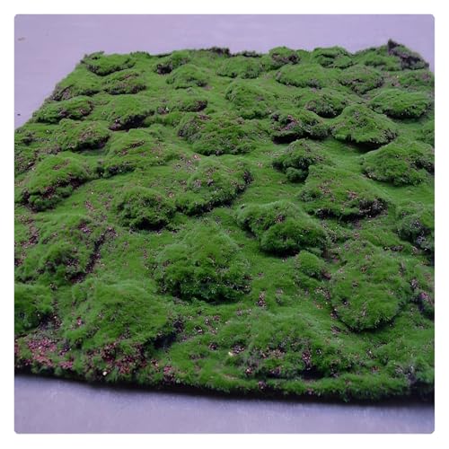 ZHZHXR Künstliche Grüne Moos Künstlicher Moosrasen Grüne Kunstrasen Dekoration DIY Kunstrasenteppich für Haus, Garten, Terrasse, DIY Dekoration(B) von ZHZHXR