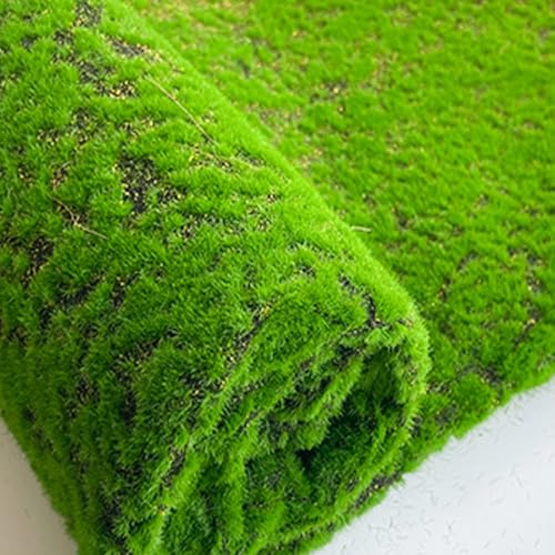 ZHZHXR Künstliche Moos Teppich Moos Wandbild Paneele Kunstrasenteppich DIY Kunstrasenteppich für Haus, Garten, Terrasse, DIY Dekoration(B) von ZHZHXR