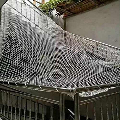 ZHZHXR Outdoor Guardrail Sicherheitsnetz Treppen Balkonschutznetz Kinder Haustier Fallschutznetz Anti-Aging und kein Geruch (Farbe: 3 cm Netz, Größe: 3,5 x 4,5 m) von ZHZHXR