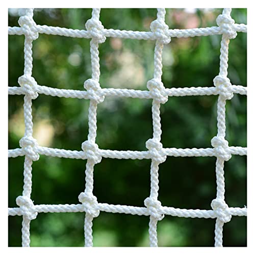 ZHZHXR Treppen Schutznetz Cargo Netz Outdoor Netz Seil Fest und Stabil Kindergarten-Stadionzaun Zaun-Isolationsnetz (Color : White, Size : 1x3.5m) von ZHZHXR