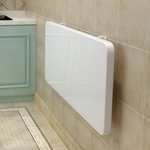 ZHZHXR Wandmontage Klappbar Tischregal, Schreibtisch Regal System Kleiner Holzschreibtisch für Monitor Ständer Arbeitszimmer Esstisch Balkon Schlafzimmer(120x30cm) von ZHZHXR