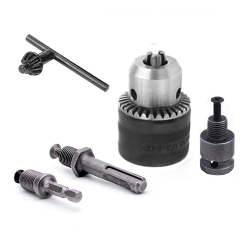 ZHaotn 1,5-13 mm Konverter 1/2"-20UNF Bohrfuttergewinde Schnellwechseladapter SDS 1/4" Sechskant-Schlagschrauber-Schraubenschlüssel Bit Pleuelstange von ZHaotn