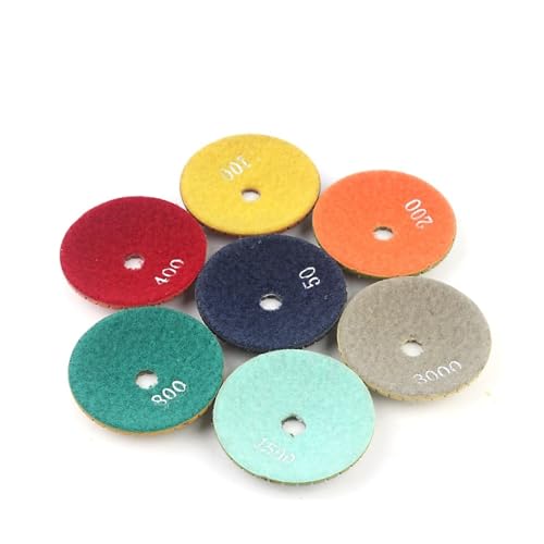 ZHaotn 1/7pc Diamant Konvexen Polieren Pad Schüssel Arc Typ Diamant Polieren Pad for Marmor Granit von ZHaotn