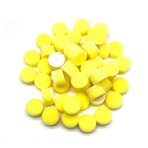 ZHaotn 1 Zoll 25 mm 50 Stück Schwamm-Polierpads for Wachsen, Pufferwerkzeuge, grob, mittel und fein, passend for Autopolierer for Drehwerkzeuge von ZHaotn