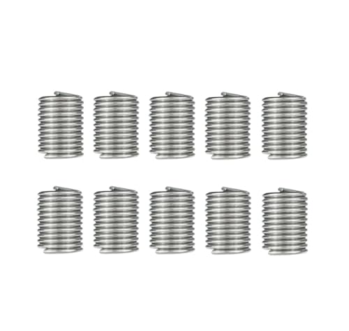 ZHaotn 10/20-teiliges Gewindereparatur-Steckset M3-M14 1.5D-2.0D Reparaturwerkzeug aus Edelstahl zur Reparatur beschädigter Gewinde ZHaotn 10/20-teiliges Gewindereparatur-Steckset M3-M14 1.5D-2.0D Reparaturwerkzeug aus Edelstahl zur Reparatur beschädigter Gewinde von ZHaotn