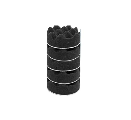 ZHaotn 10 Stück 3 Zoll Polierpads Schaumstoff Bohrschwamm Polierpads 80mm Beflockung Autopuffer for Detailpolier-Wachsreinigung von ZHaotn