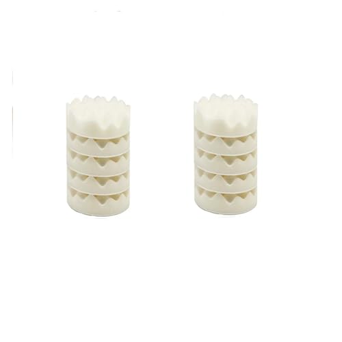ZHaotn 10 Stück 3 Zoll Polierpads Schaumstoff Bohrschwamm Polierpads 80mm Beflockung Autopuffer for Detailpolier-Wachsreinigung von ZHaotn