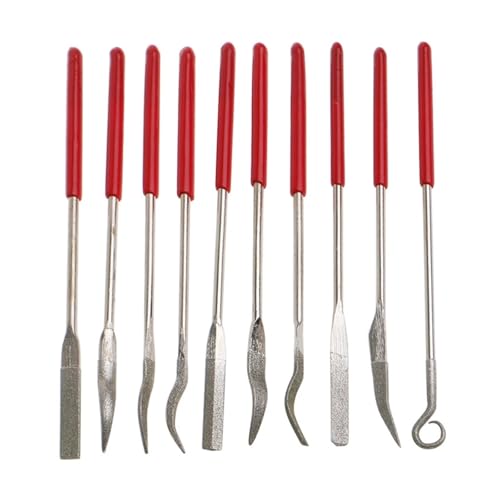 ZHaotn 10 Stück diamantbeschichtete Feilen, mechanische Uhren- und Schmuckwerkzeuge von ZHaotn