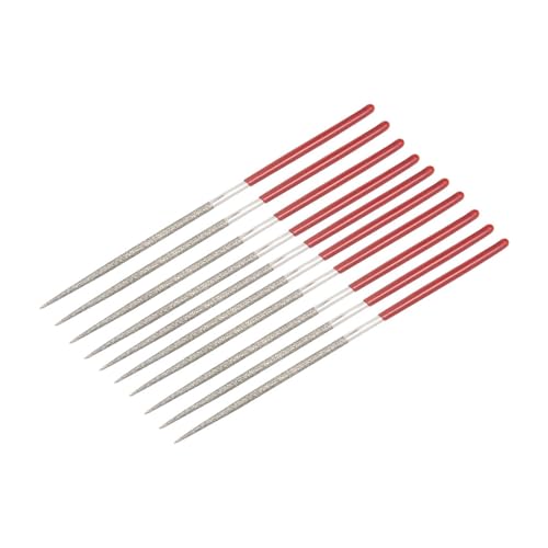 ZHaotn 10 Stücke 2x100mm Runde Diamant Nadelfeile Handliches Werkzeug Keramik Handwerk DIY Holz Raspel Schmuck Schnitzen ZHaotn 10 Stücke 2x100mm Runde Diamant Nadelfeile Handliches Werkzeug Keramik Handwerk DIY Holz Raspel Schmuck Schnitzen von ZHaotn