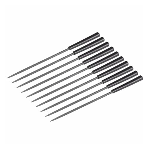 ZHaotn 10 Stücke 3x140mm Zweiter Schnitt Stahl Runde Nadelfeile Handliche Werkzeuge Keramik Handwerk DIY Holz Raspel Schmuck Schnitzen ZHaotn 10 Stücke 3x140mm Zweiter Schnitt Stahl Runde Nadelfeile Handliche Werkzeuge Keramik Handwerk DIY Holz Raspel Schmuck Schnitzen von ZHaotn