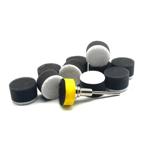 ZHaotn 50 Stück 1 Zoll 25 mm Auto-Schaum-Bohrer-Polierpad-Kit Haken- und Schleifen-Detailschwamm-Wollwachs-Polierpads mit Backer ZHaotn 50 Stück 1 Zoll 25 mm Auto-Schaum-Bohrer-Polierpad-Kit Haken- und Schleifen-Detailschwamm-Wollwachs-Polierpads mit Backer von ZHaotn