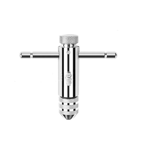 ZHaotn Einstellbarer M3-M12 T-Griff Ratsche Gewindebohrer Halter Schraubenschlüssel Windeisen Bohrer Set Handgewindebohrer Gewindebohrer ZHaotn Einstellbarer M3-M12 T-Griff Ratsche Gewindebohrer Halter Schraubenschlüssel Windeisen Bohrer Set Handgewindebohrer Gewindebohrer von ZHaotn
