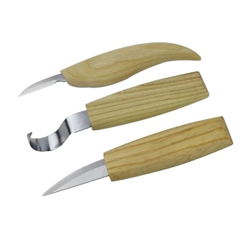 ZHaotn Holzschnitzmesser Meißel Edelstahl Scharfkantiger Cutter Solarplexus Meißel DIY Holzbearbeitungswerkzeuge Set von ZHaotn