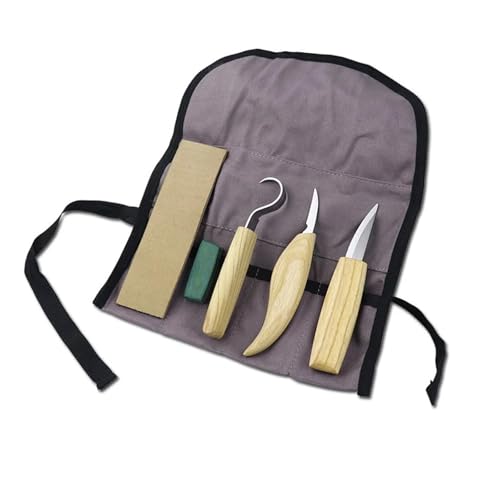 ZHaotn Holzschnitzmesser Meißel Edelstahl Scharfkantiger Cutter Solarplexus Meißel DIY Holzbearbeitungswerkzeuge Set von ZHaotn