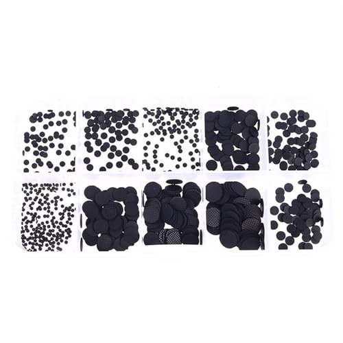 ZHky 500 Stück 1,5 mm – 8 mm Verschiedene Größen, leitfähige Gummi-Pads, Tastatur-Reparatur-Set for IR-Fernbedienung, leitfähige Gummi-Tasten ZHky 500 Stück 1,5 mm – 8 mm Verschiedene Größen, leitfähige Gummi-Pads, Tastatur-Reparatur-Set for IR-Fernbedienung, leitfähige Gummi-Tasten von ZHky