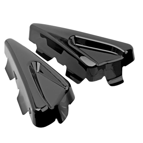 ZHky Motorrad ABS Kunststoff Hellschwarz Tank Seitenrahmen Abdeckungen Kompatibel mit Harley V-Rod VRSCDX Night Rod Special NRS VRSCF Muscle 2007-2017 von ZHky
