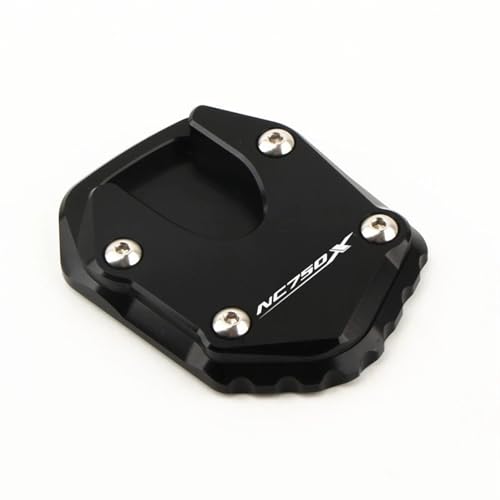 ZHky Motorrad CNC Kickstand Verlängerung Fuß Seitenständer Vergrößern Platte Pad Kompatibel mit NC750X NC 750X NC750 X 2021-2024 von ZHky