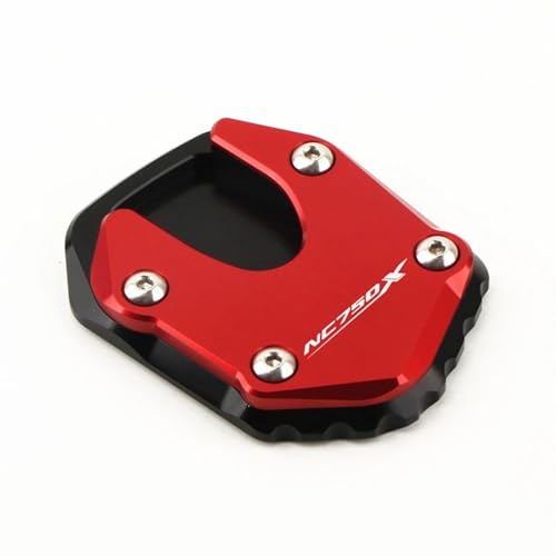 ZHky Motorrad CNC Kickstand Verlängerung Fuß Seitenständer Vergrößern Platte Pad Kompatibel mit NC750X NC 750X NC750 X 2021-2024 ZHky Motorrad CNC Kickstand Verlängerung Fuß Seitenständer Vergrößern Platte Pad Kompatibel mit NC750X NC 750X NC750 X 2021-2024 von ZHky