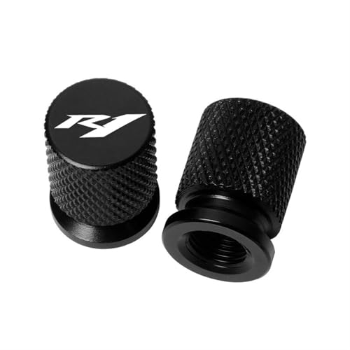 ZHky Motorrad-Rad-Reifen-Ventilkappen, CNC-luftdichte Abdeckung, kompatibel mit Yamaha YZFR1 YZF R1/R1M/R1S 2014–2021 von ZHky