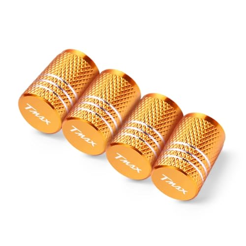 ZHky Motorradzubehör Rad Reifen Ventilschaftkappen CNC Luftdichte Abdeckkappen Kompatibel mit Yamaha T-Max 500 TMAX 500 560 TMax 530 ZHky Motorradzubehör Rad Reifen Ventilschaftkappen CNC Luftdichte Abdeckkappen Kompatibel mit Yamaha T-Max 500 TMAX 500 560 TMax 530 von ZHky