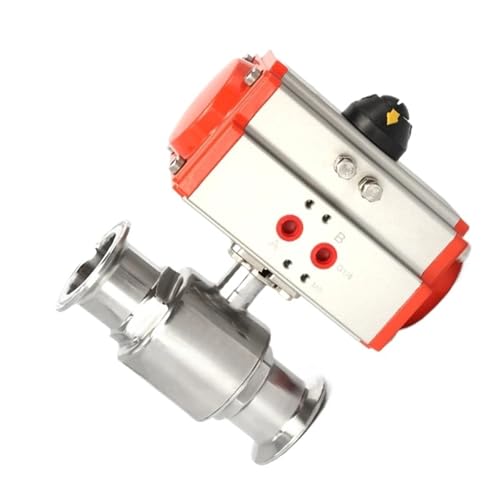 ZIATLPMW 63mm 304 Stainless Steel Sanitary Ball Valve Clamp Ferrule Type Quick Install Ball Valves with Double Acting Cylinder ZIATLPMW 63mm 304 Stainless Steel Sanitary Ball Valve Clamp Ferrule Type Quick Install Ball Valves with Double Acting Cylinder von ZIATLPMW