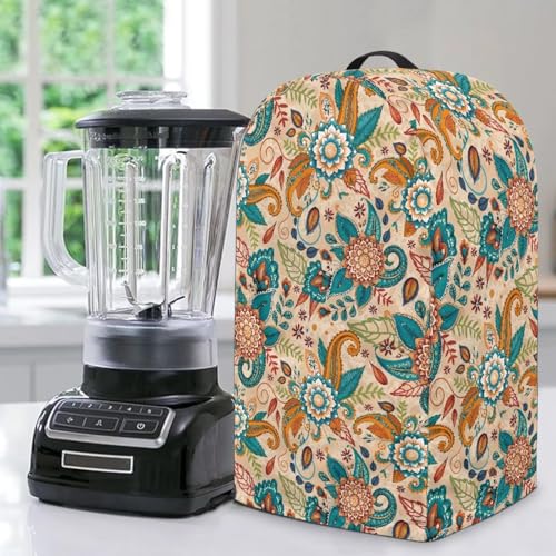 ZIATUBLES Art Boho Mandala Blumendruck Mixer Staubschutz Küchenmaschinen Staubdichte Abdeckung mit Griff Wasserabweisend Spritzschutz Ständer Mixer Protector für Kaffeemaschine ZIATUBLES Art Boho Mandala Blumendruck Mixer Staubschutz Küchenmaschinen Staubdichte Abdeckung mit Griff Wasserabweisend Spritzschutz Ständer Mixer Protector für Kaffeemaschine von ZIATUBLES