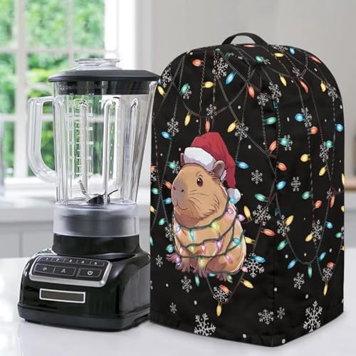 ZIATUBLES Capybara Druck-Mixer, Staubschutz, Standmixer, Geräteabdeckung mit Griff, kompatibel mit Küchenmaschinen, Kaffeemaschinen von ZIATUBLES