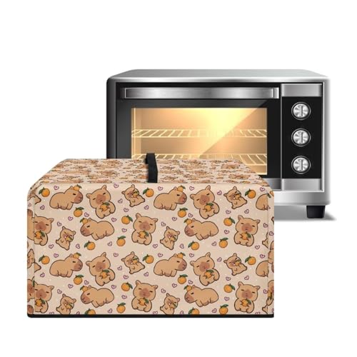 ZIATUBLES Capybara Staubschutz für Mikrowelle, hitzebeständig, für Toaster, Smart Ofen, Heißluftfritteuse, Größe L von ZIATUBLES