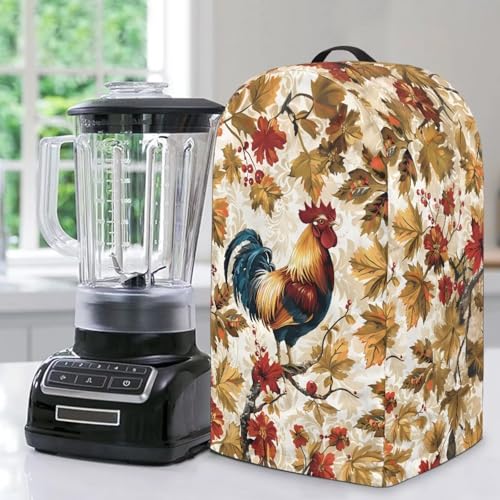 ZIATUBLES Mixer Staubdichte Abdeckung Standmixer Staubschutz Herbstblatt Hahndruck Wasserabweisend Küchenmaschinen Schutz für Kaffeemaschine Küchenzubehör ZIATUBLES Mixer Staubdichte Abdeckung Standmixer Staubschutz Herbstblatt Hahndruck Wasserabweisend Küchenmaschinen Schutz für Kaffeemaschine Küchenzubehör von ZIATUBLES