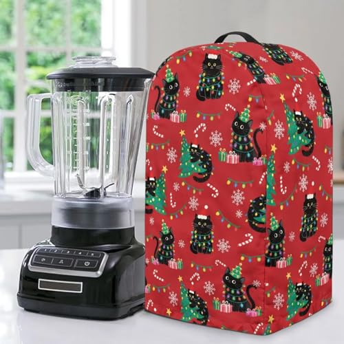 ZIATUBLES Mixer Staubschutz Weihnachtsbaum Schwarz Katze Druck Ständer Mixer Gerät Abdeckung mit Griff Kompatibel mit Arbeitsplatte Mixer Küchenmaschinen Kaffeemaschine ZIATUBLES Mixer Staubschutz Weihnachtsbaum Schwarz Katze Druck Ständer Mixer Gerät Abdeckung mit Griff Kompatibel mit Arbeitsplatte Mixer Küchenmaschinen Kaffeemaschine von ZIATUBLES